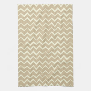 Zigzag pattern kitchen towel