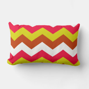 ZIGZAG PATTERN. LUMBAR PILLOW