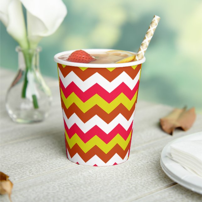ZIGZAG PATTERN. PAPER CUPS (Insitu)