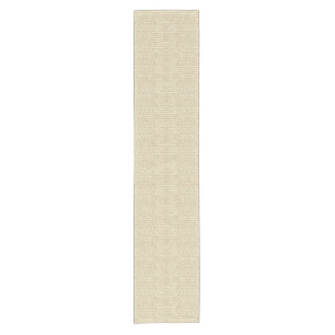 Zigzag pattern short table runner