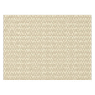 Zigzag pattern tablecloth