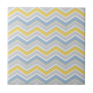 Zigzag pattern tile