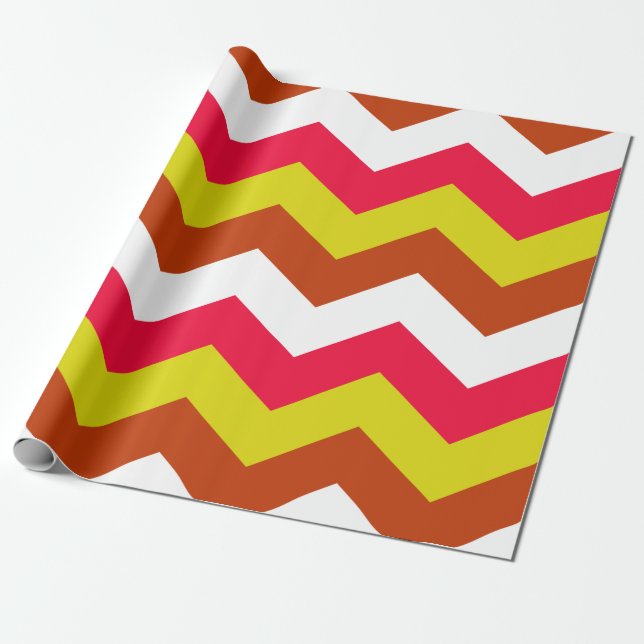 ZIGZAG PATTERN. WRAPPING PAPER (Unrolled)