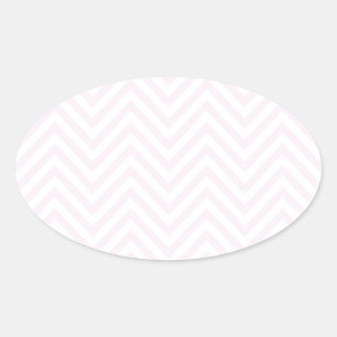 ZigZag Personalisable pattern Background Template Oval Sticker