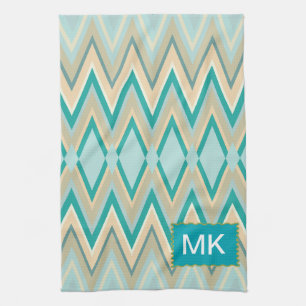 zigzag-phones diagonal kitchen towel