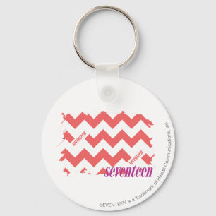 ZigZag Pink 2 Keychain