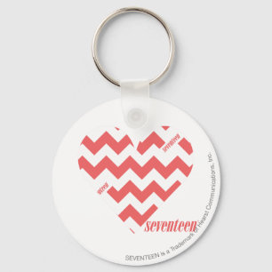 ZigZag Pink 3 Keychain