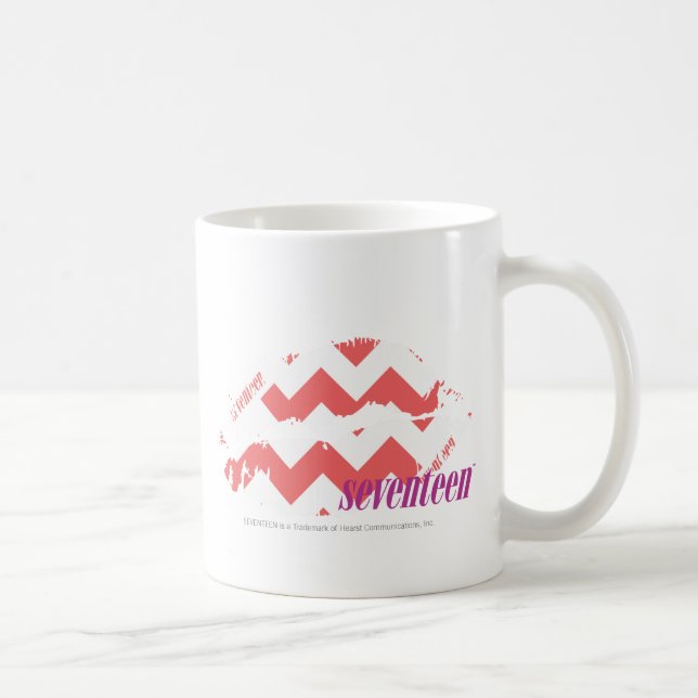 ZigZag Pink Coffee Mug (Right)
