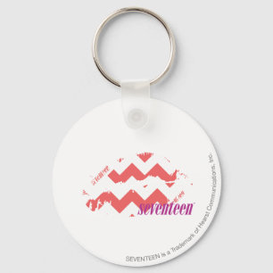 ZigZag Pink Keychain