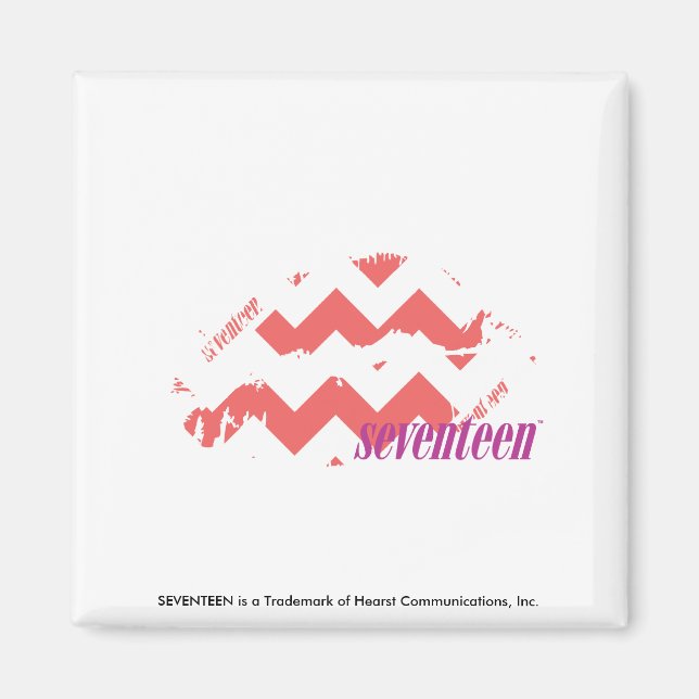 ZigZag Pink Magnet (Front)