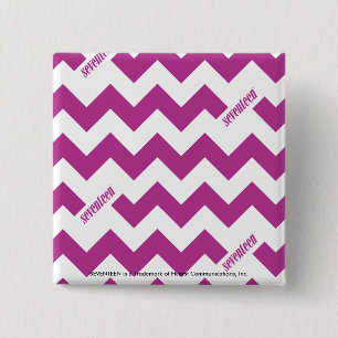 ZigZag Purple 2 Inch Square Button