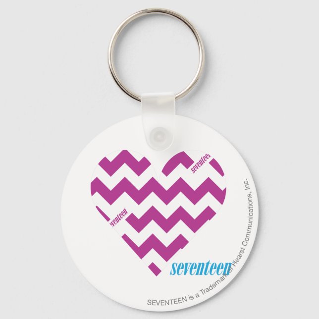 ZigZag Purple 2 Keychain (Front)