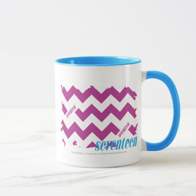 ZigZag Purple 3 Mug (Right)