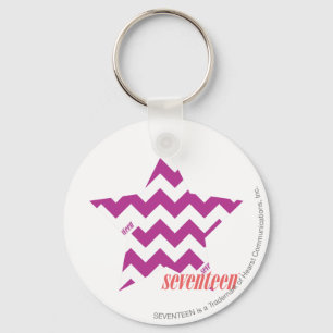 ZigZag Purple 4 Keychain