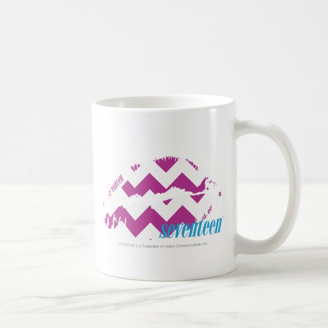 ZigZag Purple Coffee Mug (Right)