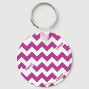 ZigZag Purple Keychain