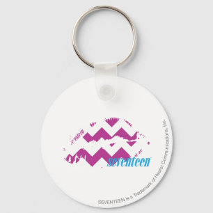 ZigZag Purple Keychain