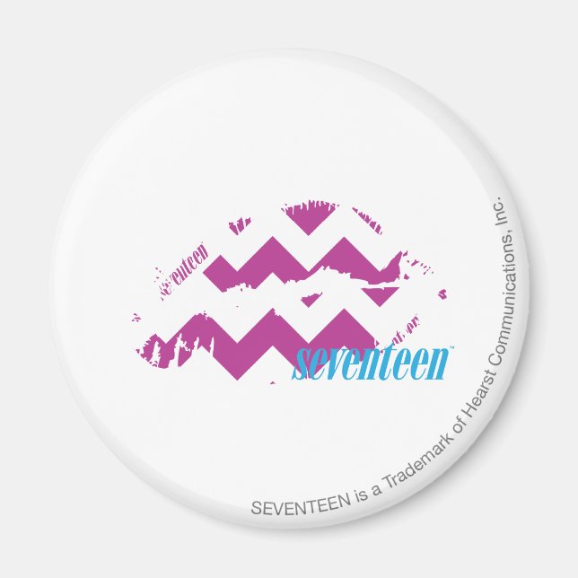 ZigZag Purple Magnet (Front)