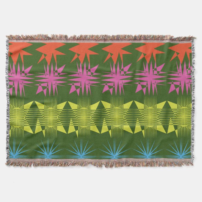 Zigzag Throw Blanket (Front)