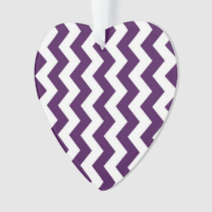 Zigzag violet et blanc
