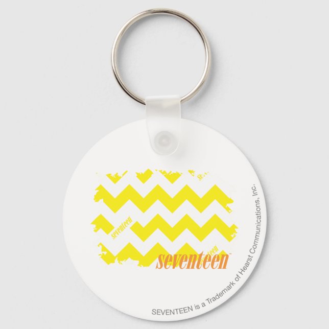 ZigZag Yellow 2 Keychain (Front)