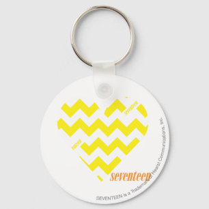 ZigZag Yellow 4 Keychain