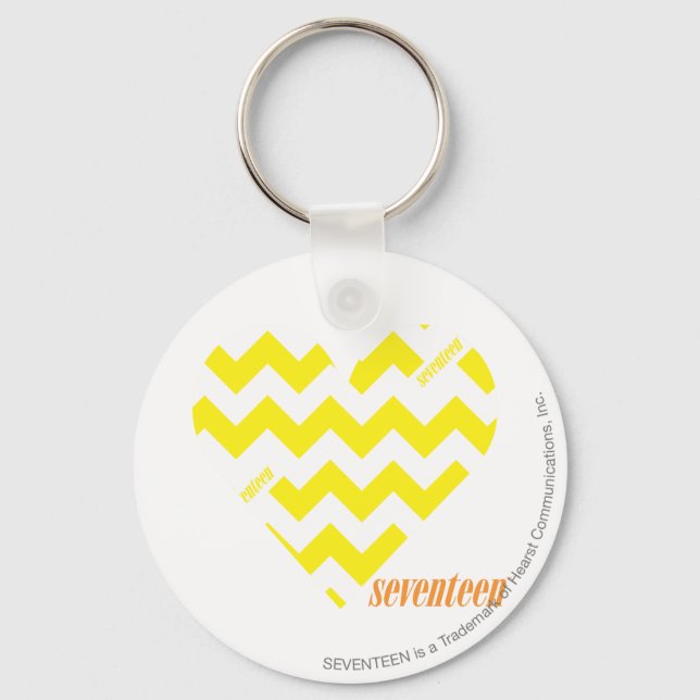 ZigZag Yellow 4 Keychain (Front)
