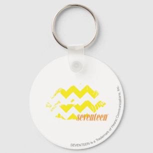 ZigZag Yellow Keychain
