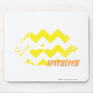 ZigZag Yellow Mouse Pad