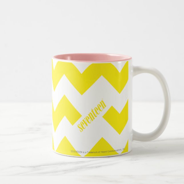 ZigZag Yellow Two-Tone Coffee Mug (Right)
