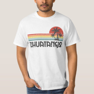 Zihuatanejo Mexico - Mexican Beach Retro Sunset Vi T-Shirt
