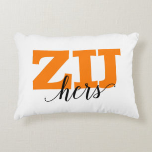 Zij / Hers Dutch Holland Vocabulary Words Accent Pillow