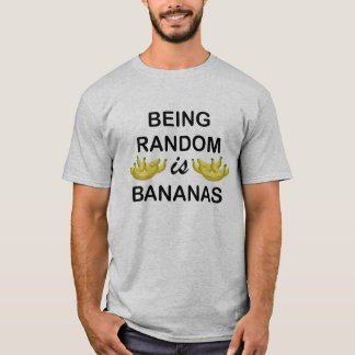Zijnd willekeurig is de bananen. T-shirt