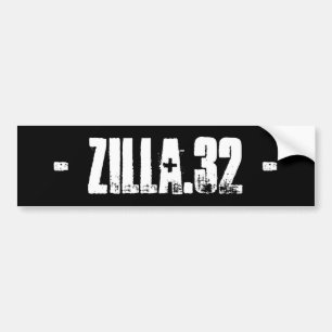 Zilla.32 Basic Bumper Sticker