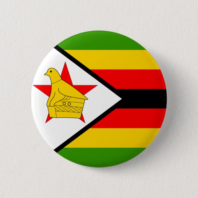 Zimbabwe 2 Inch Round Button (Front)
