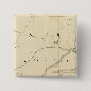 Zimbabwe, Africa 46 2 Inch Square Button