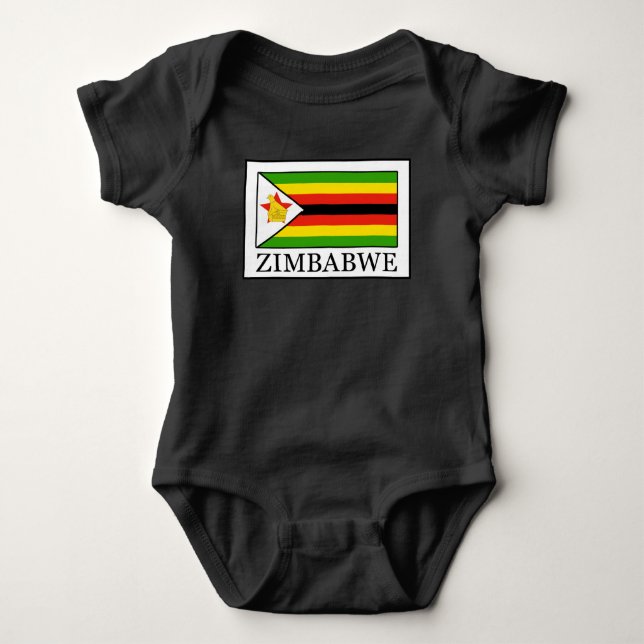 Zimbabwe Baby Bodysuit (Front)