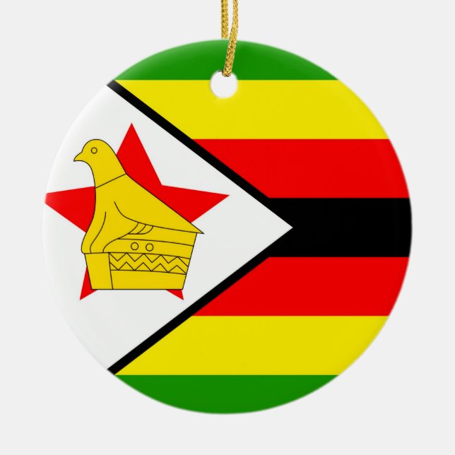Zimbabwe Ceramic Ornament (Front)