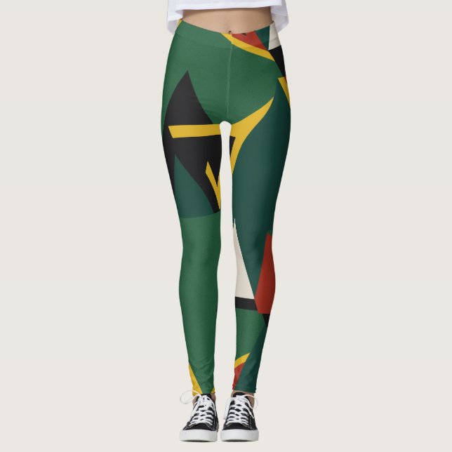 Zimbabwe colours leggings (Front)