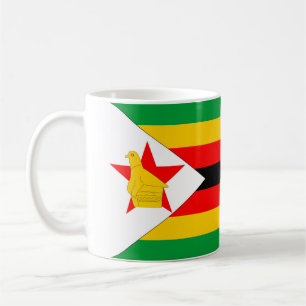 zimbabwe country flag nation symbol coffee mug