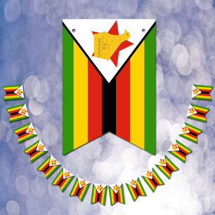 Zimbabwe Drapeau & Parti Zimbabwe Bannières /Maria