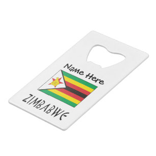 Zimbabwe Drapeau Zimbabwean Nom Personnalisé 