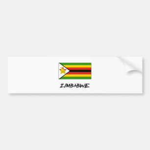 Zimbabwe Flag Bumper Sticker