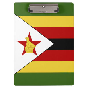 Zimbabwe flag clipboard