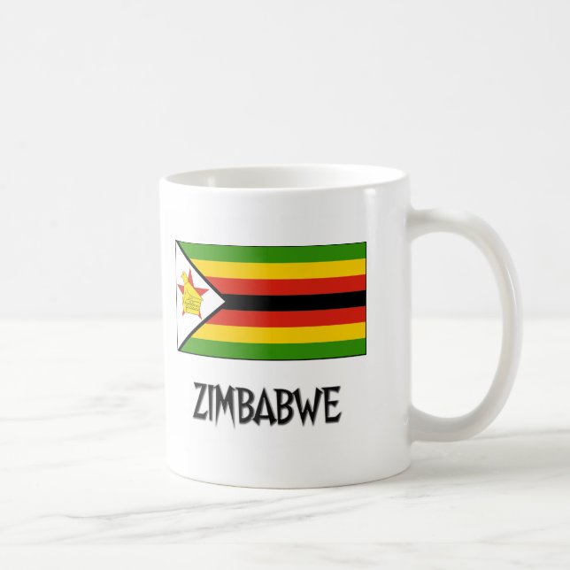 Zimbabwe Flag Coffee Mug (Right)