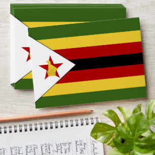 Zimbabwe flag envelope