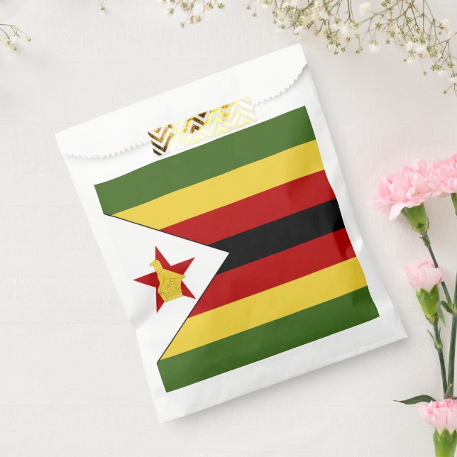 Zimbabwe flag favour bag (Sealed)