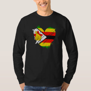 Zimbabwe Flag I love It is in my DNA  Zimbabweans T-Shirt