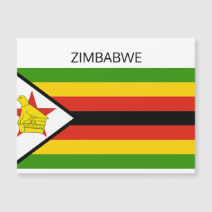 Zimbabwe Flag Magnetic Card