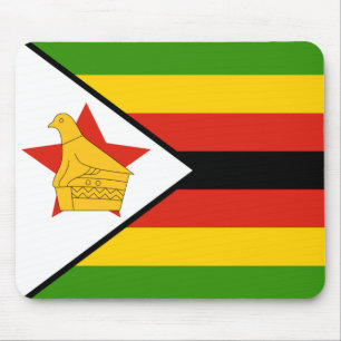 zimbabwe flag mouse pad